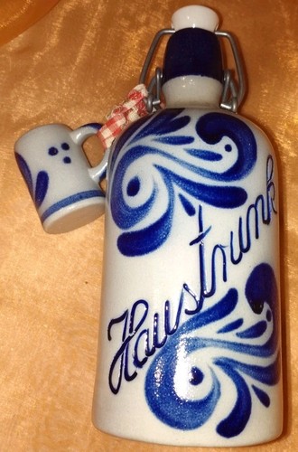 Ton flasche mit stamper - flasche,