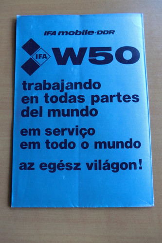 Lkw w50 ifa - lkw, ddr