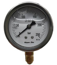 Manometer mit glycerinfüllung - manometer,
