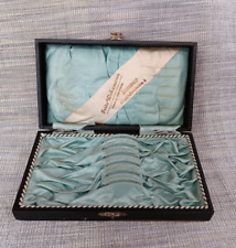 Löffel Besteckkasten Fritz Wehrmann Uhren u. Goldwaren Hannover ca.20er Jahre