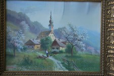 Aquarell HANS STUBENRAUCH