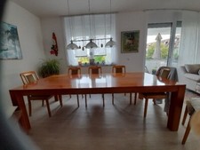 Esszimmertisch Kirschbaum für 8-10 Personen 2,50 lang 1,09 breit und 0,64 hoch