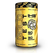 IRON HORSE GOLD TEST 90/180/270 Kapseln Testosteron Booster Muskeln Tribulus