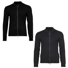 A|X ARMANI EXCHANGE Herren Strickjacke - Cardigan, Reißverschluss, Basic, ein...