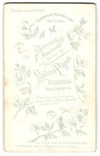 Fotografie Müller & Pilgram, Magdeburg, Alte Ulrichstr. 14, Papyros mit Schrift 