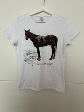 Original signiertes Bass Sultan Hengzt T-Shirt – Damen L, Weiß Shirt Rapper Fan