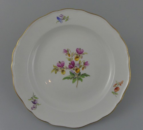 Meissen 21 cm teller - ⚔,