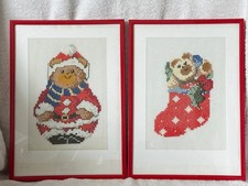 2 Stickbilder Weihnachtsdeko