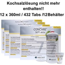 4 x Concare Sept aktiv Multipack für 432 Anwendungen 
