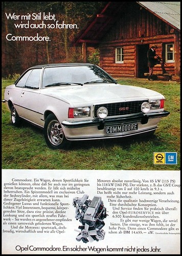 Opel commodore coupe - opel, b