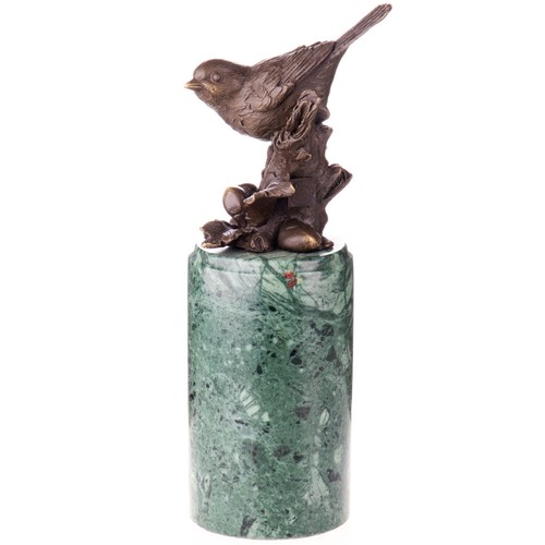 Bronze skulptur vogel - , auf