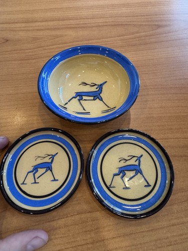 Seltenes art déco keramik set - seltenes,