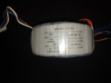 Ringkern Trafo PT794    230V  auf 2 x 26V  10A