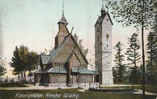 Riesengebirge  Kirche Wang  ungelaufen