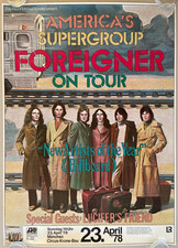 FOREIGNER Band Poster Plakat