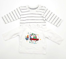 Jungen 2x Langarmshirt