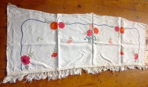 Vintage alter leinen vorhang - vintage,