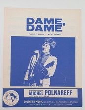 C423/ Michel Polnareff -  DAME, DAME   Noten Grades 1968