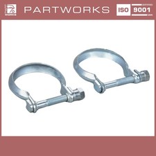 2x Auspuffschelle für PORSCHE