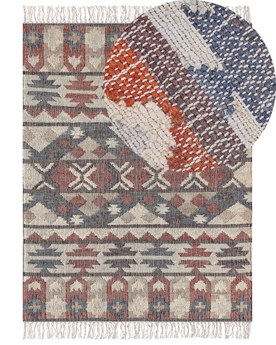 Teppich jute mehrfarbig - teppich,