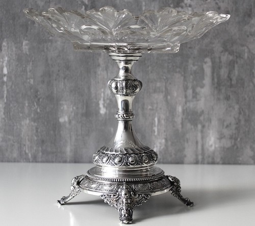 Tafelaufsatz 800 silber um - -,