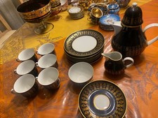 Echt Kobalt Service blau und