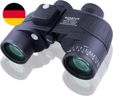 BOSSDUN 10X50 Marine Fernglas,Fernglas Mit Nachtsicht Entfernungsmesser Und Komp