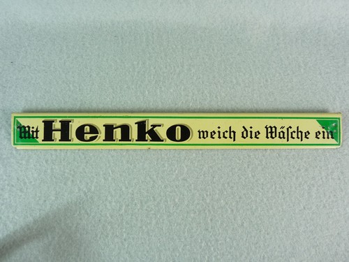 Altes henko werbeschild - henko,