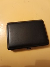 Zigaretten Etui Lederoptik Schwarz  für 14 Zigaretten