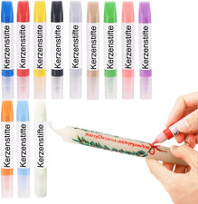 12 Farben Kerzen Bemalen Set