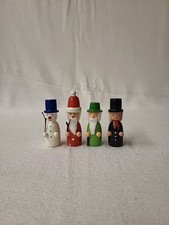 4 Stück Holzfiguren, Deko
