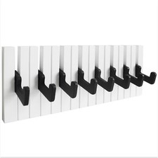 Wandhaken Hakenleiste Klavier-Design klappbar Kindergarderobe Holz RICOO WM1886