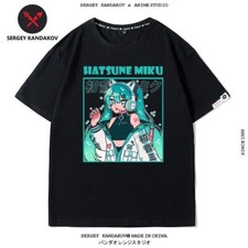 Miku Hatsune Cosplay Anime Manga T-Shirt Shirt Unterhemd Undershirt Baumwolle