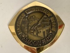 Vintage alte Auto Plakette ADAC Heimatwettbewerb Pfalz 1971  Emblem  Youngtimer