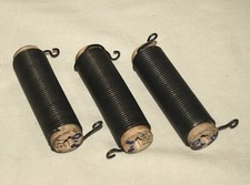 3x antiker alter Drahtwiderstand Leistungswiderstand 241 - 0,7 0,8 Ohm Keramik