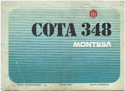 Montesa cota 348 original - cota, 1976