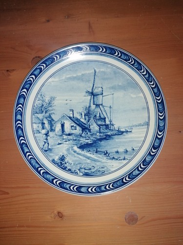 Wandteller delfter blau - wandteller,