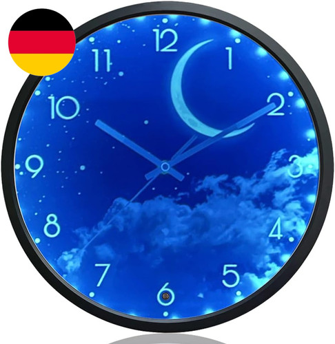 Nachtlicht wanduhr für - nachtlicht,