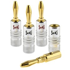 4x SeKi Bananenstecker 4mm