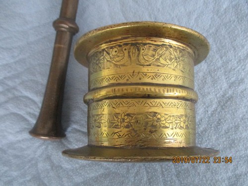 Antiker bronze mörser mit - bronze,