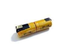 Akkupack 2,4V 2er Säule 1/2AA NiMH mit U-Lötfahne für Rasierer Camry CR2915 DC3V