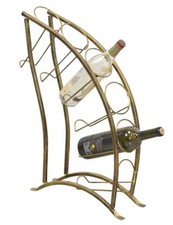 Weinregal antik goldfarben - weinregal,