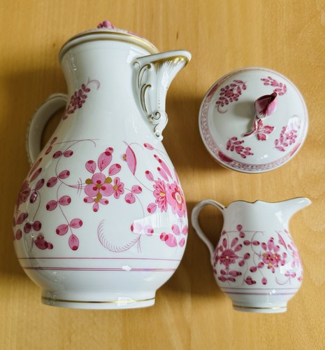 Meissen kaffeekanne zuckerdose - meissen,