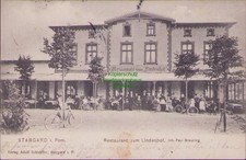 164161 AK Stargard in Pommern Stargard Szczecinski 1906 Restaurant zum Lindenhof