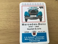 Altes quartett kartenspiel Nr