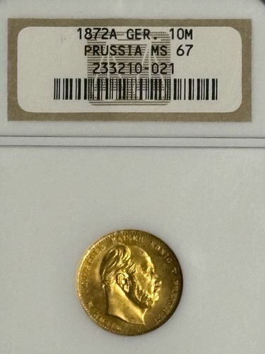 Mark 1872 wilhelm i - 1872,