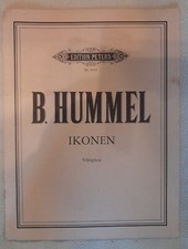 Edtion Peters Bertold Hummel Ikonen Vibraphon Notenheft Henry Litolffs Verlag 