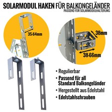 Solar Modul Halter Wand Dach