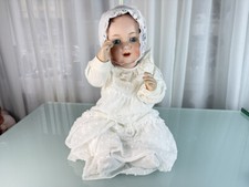 Künstlerpuppe Alte Porzellankopf Puppe 52 cm. Zustand Siehe Foto 