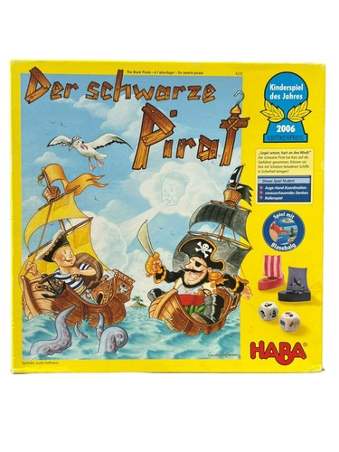 Der schwarze pirat - pirat, brettspiel